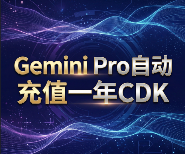 Gemini Pro CDK充值卡